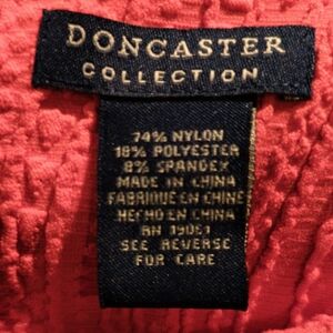 FINAL PRICENWT Doncaster Collection Burnt Orange Scoop Neck Paisley Design Dress